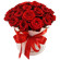 red roses in a hat box. Bermuda