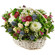 basket of chrysanthemums and roses. Bermuda